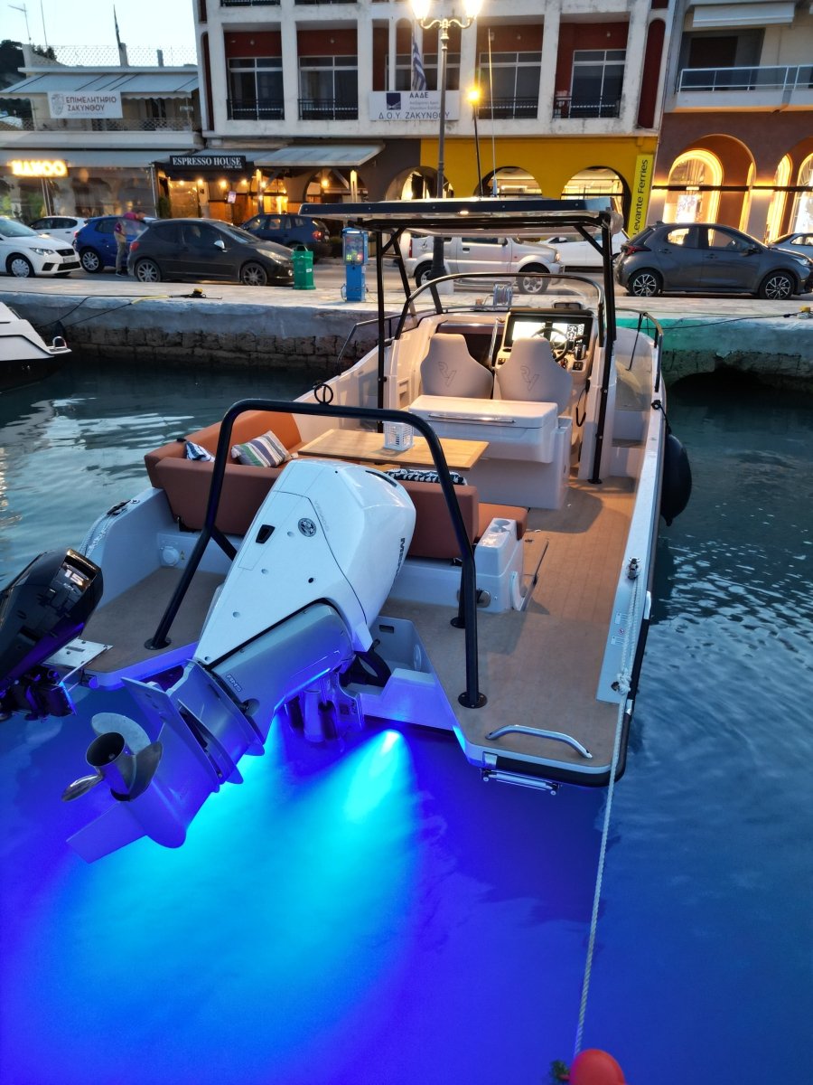 Ryck 280 "Adriana" - Pelagos Cruises - zakynthos yacht rental - private boat tours - yacht zakynthos - up harbour