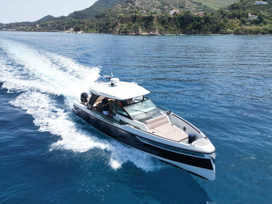 SAXDOR 320GTO "Barbara" - Pelagos Cruises - zakynthos yacht rental - private boat tours - yacht zakynthos - up driving